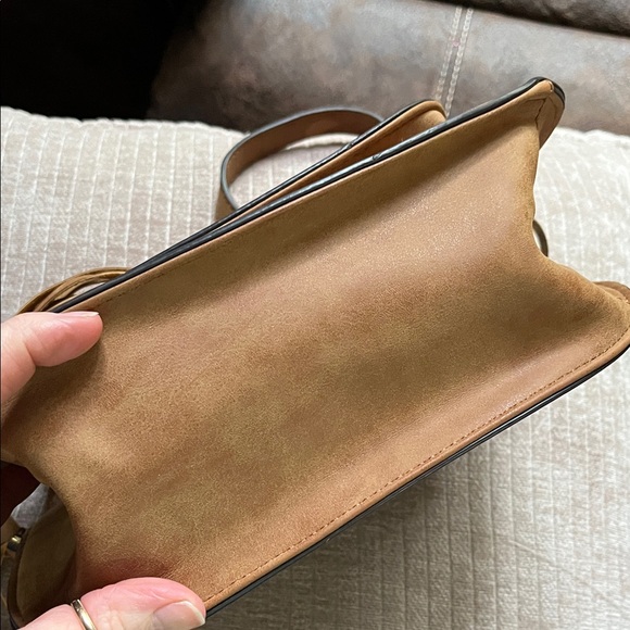 Tan Leather Crossbody Bag - Picture 3 of 3